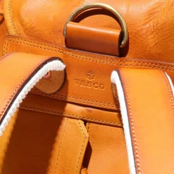 Vasco Vasco<Leather Army Rucksack Mustard Camel