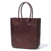 Vasco Vasco<Leather Old Tote Bag Brown