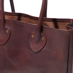 Vasco Vasco<Leather Old Tote Bag Brown
