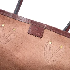 Vasco Vasco<Leather Old Tote Bag Brown