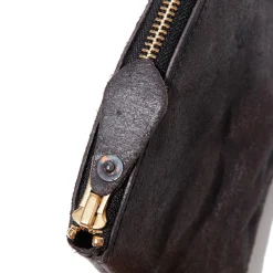 Vasco Vasco<Leather Travel Pouch Black Roughout