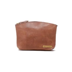Vasco Vasco<Leather Travel Pouch Brown Roughout