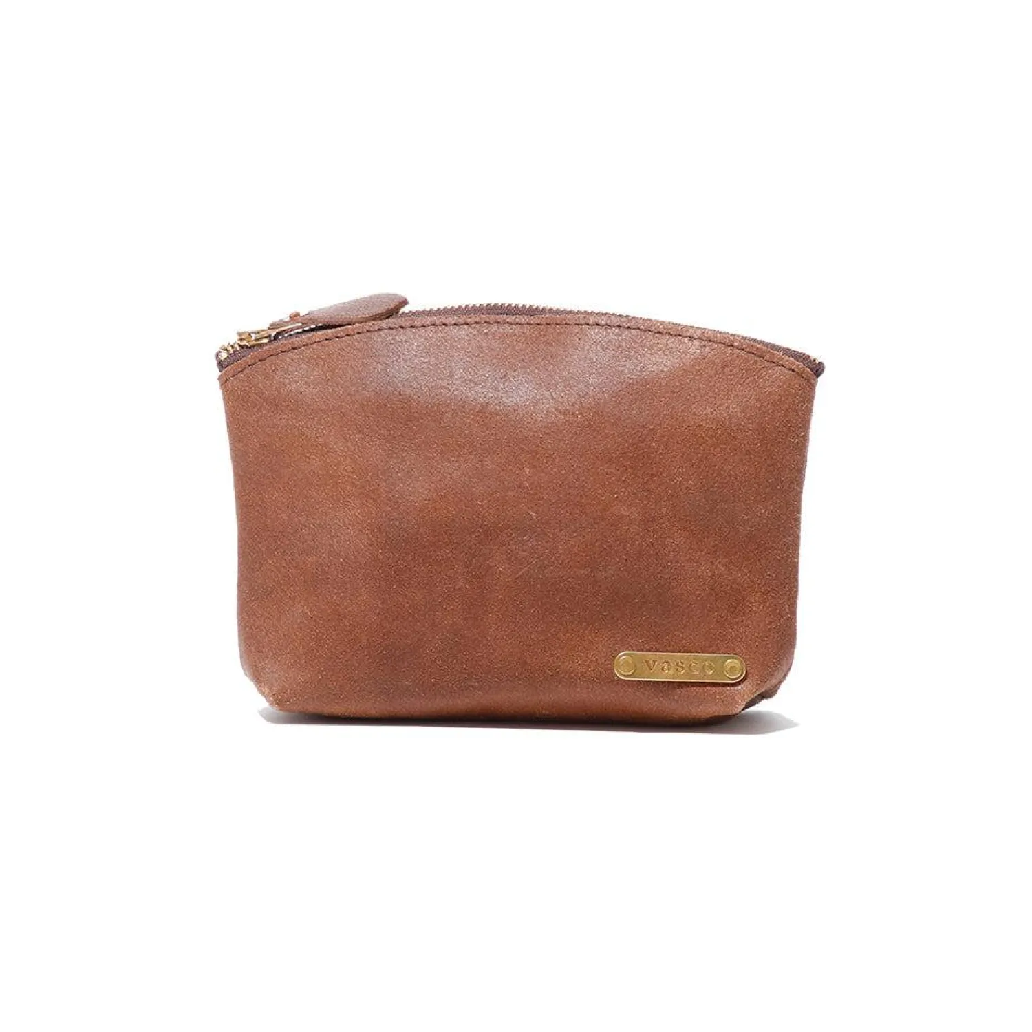 Vasco Vasco<Leather Travel Pouch Brown Roughout