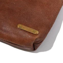 Vasco Vasco<Leather Travel Pouch Brown Roughout
