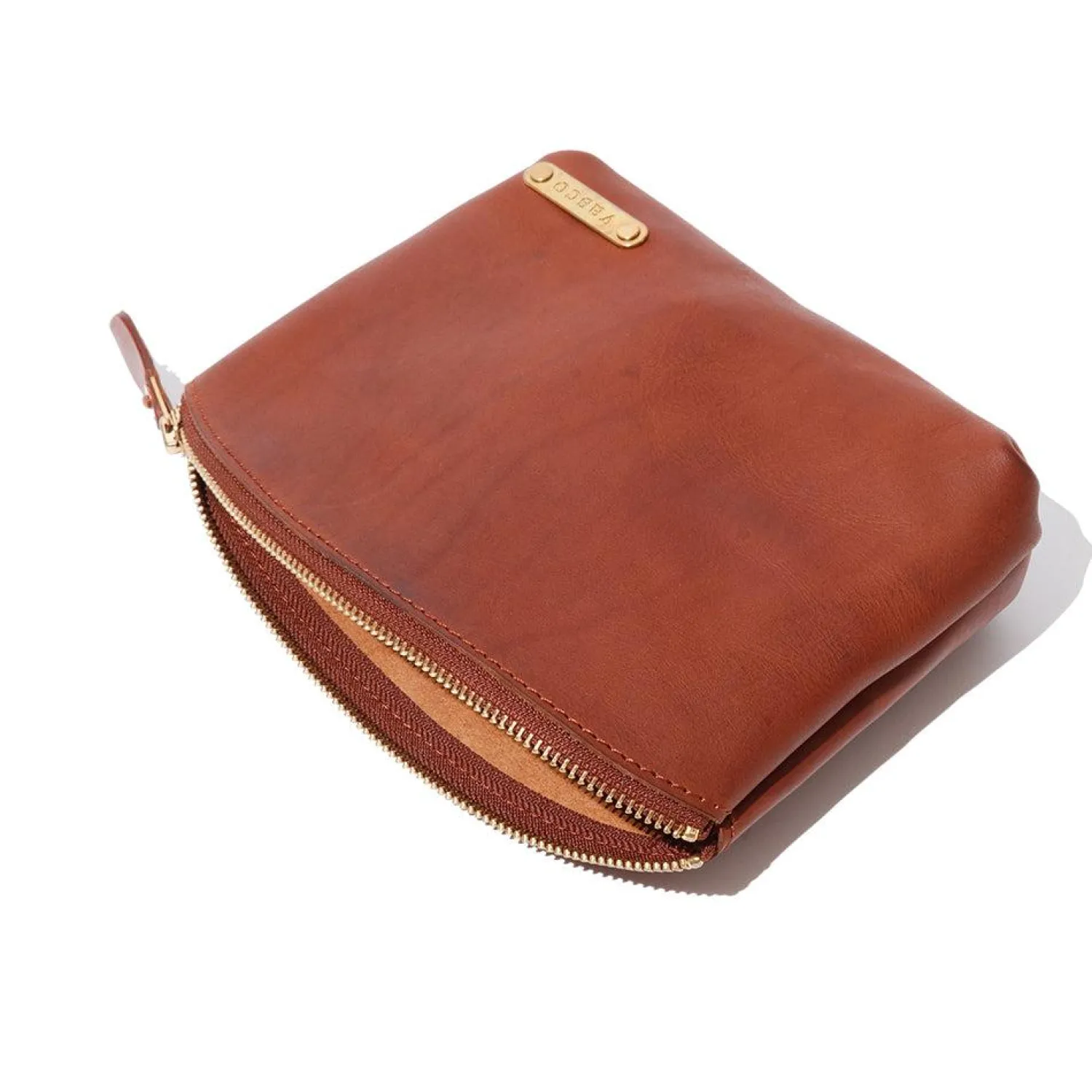 Vasco Vasco<Leather Travel Pouch Camel
