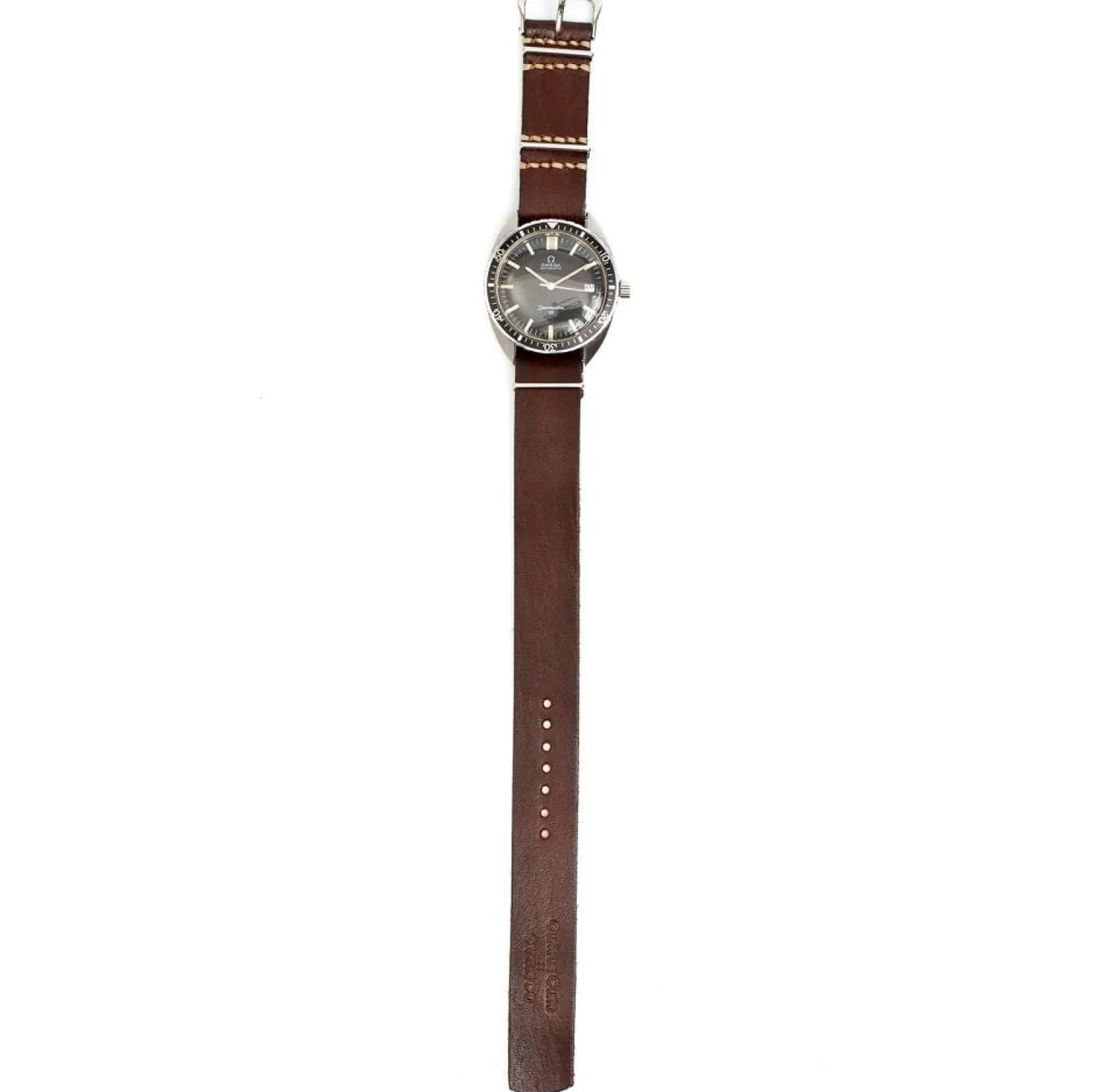Vasco Vasco<VSCC-640G10 Leather NATO Watch Strap Brown