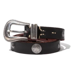 Vintage Works Vintage Works<DH5738 CH-1 Chasin' Belt Black