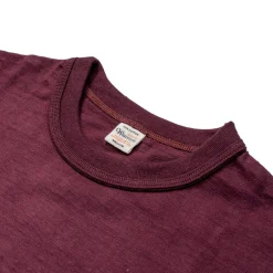 Warehouse & Co T-shirts & Undershirts<. Lot 4601 T-shirt Burgundy