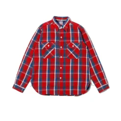Warehouse & Co Shirts<Lot. 3104B Flannel Shirt 1-Red