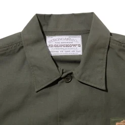 Warehouse & Co x John Gluckow Shirts<Warehouse & Co. x John Gluckow PX Poplin Shirt Olive