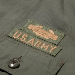 Warehouse & Co x John Gluckow Shirts<Warehouse & Co. x John Gluckow PX Poplin Shirt Olive