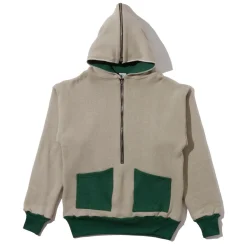 Warehouse & Co x John Gluckow Sweatshirts & Hoodies<Olympic Champion Sweat Parka Beige