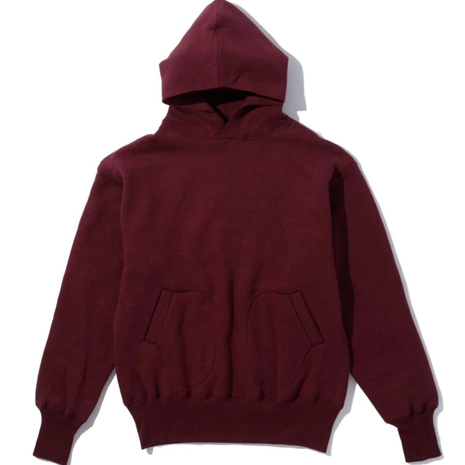 Warehouse & Co x John Gluckow Sweatshirts & Hoodies<The Knockout Hooded Sweatshirt Burgundy