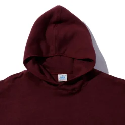 Warehouse & Co x John Gluckow Sweatshirts & Hoodies<The Knockout Hooded Sweatshirt Burgundy