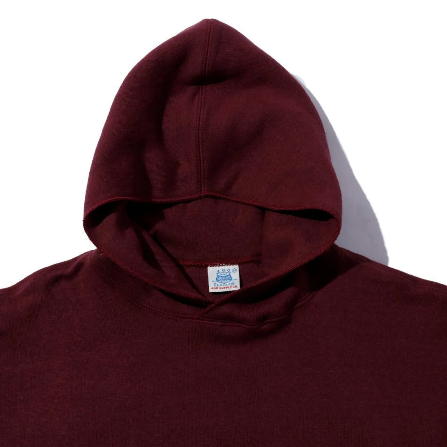 Warehouse & Co x John Gluckow Sweatshirts & Hoodies<The Knockout Hooded Sweatshirt Burgundy