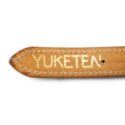 Yuketen Yuketen<1" Triple Stitch Belt Russet w/Natural Stitch