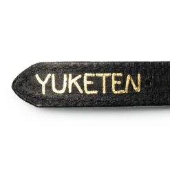 Yuketen Yuketen<1" Triple Stitch Belt Black w/Black Stitch
