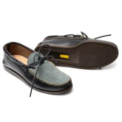 Yuketen Yuketen<Canoe Moc w/ Camp Sole Black x Stone Wash Denim