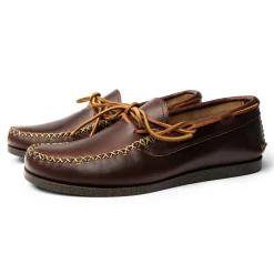 Yuketen Yuketen<Canoe Moc w/ Camp Sole G Brown