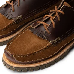 Yuketen Yuketen<Semi Handsewn Maine Guide Ox DB w/Kiltie FO Snuff x G Brown